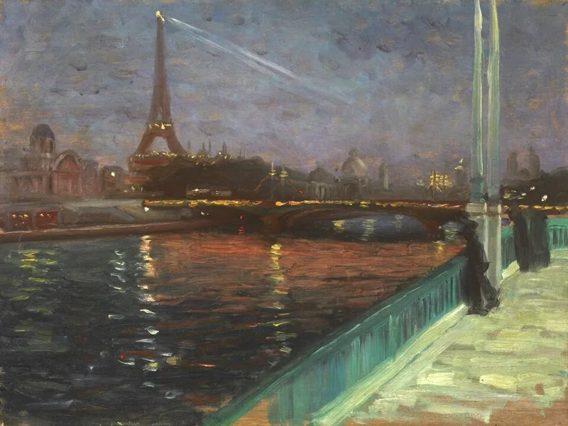 1868-Alfred Henry Maurer - Parigi di notte - Columbus Museum